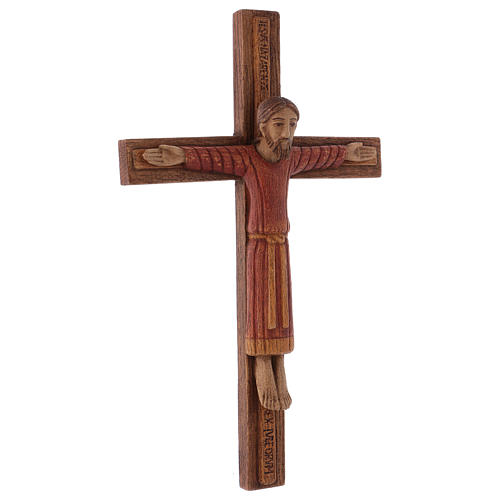 Cristo de Batloo madeira Belém 30x22 cm 5