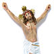 Crucifix, Agony in wood paste with elegant decorations 30cm s2
