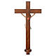 Processional cross in resin and wood 210cm Landi s6