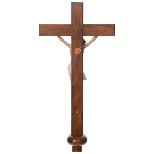 Processional cross in resin and wood 210cm Landi 6