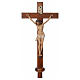 Processional cross in resin and wood 210cm Landi s3