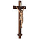 Processional cross in resin and wood 210cm Landi s3