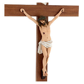 Crocefisso resina e legno h. 70 cm Landi