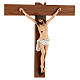 Crucifixo resina e madeira h 75 cm Landi s2