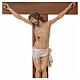 Cross crucifix resin and wood h. 100 cm Landi s4