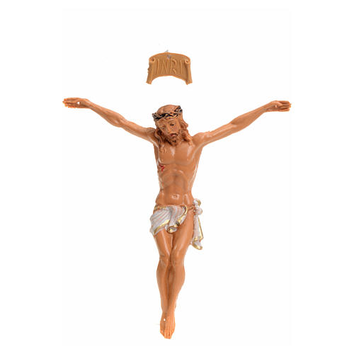 Corpo de Cristo pvc Fontanini 9 cm efeito madeira 1