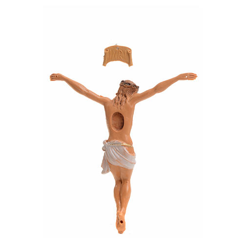 Corpo de Cristo pvc Fontanini 9 cm efeito madeira 2
