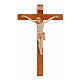 Crucifijo Fontanini 18x11,5 cm cruz madera cuerpo tipo porcelana s1