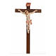 Krucyfiks Fontanini 23 X 13cm krzyż drewno ciało Chrystusa typ porcelany s1