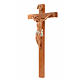 Crucifijo Fontanini 23x13 cruz madera cuerpo pvc s3