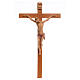 Crucifijo Fontanini 38x22 cuerpo pvc y cruz en madera s1
