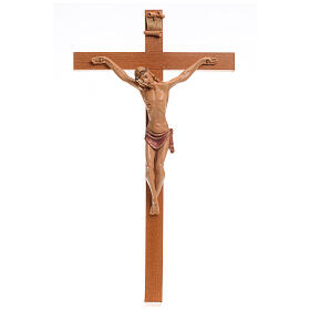 Krucyfiks Fontanini 38 X 22 krzyż drewno ciało Chrystusa pvc