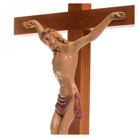 Krucyfiks Fontanini 38 X 22 krzyż drewno ciało Chrystusa pvc