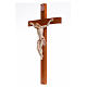 Crucifijo Fontanini 54x30 cruz madera cuerpo pvc tipo porcelana s3