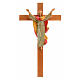 Crucifix bois Chris Ressuscité 30x17 cm Fontanini s1