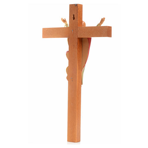 Krucyfiks drewno Chrystus Zmartwychwstały pcv Fontanini 30x17 cm 3