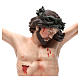 Cuerpo de Cristo napolitano terracota ojos de vidrio h 45 cm s4