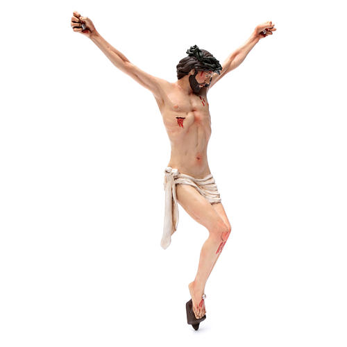 Ciało Chrystusa neapolitańskie, terakota, oczy szklane, 45cm. 3