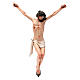 Body of Christ, Neapolitan in terracotta, glass eyes H45cm s1