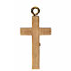 Crucijifo para rosario de madera patinada de la Val Gardena s2