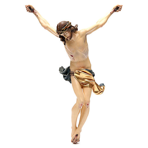 Cuerpo de Cristo modelo Corpus madera coloreada Valgardena 13