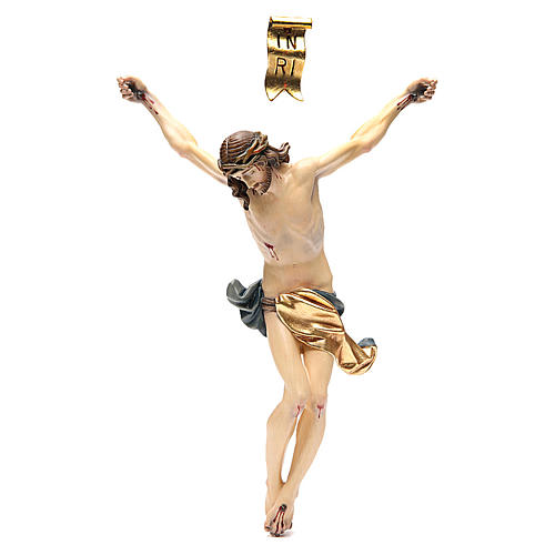 Cuerpo de Cristo modelo Corpus madera coloreada Valgardena 14