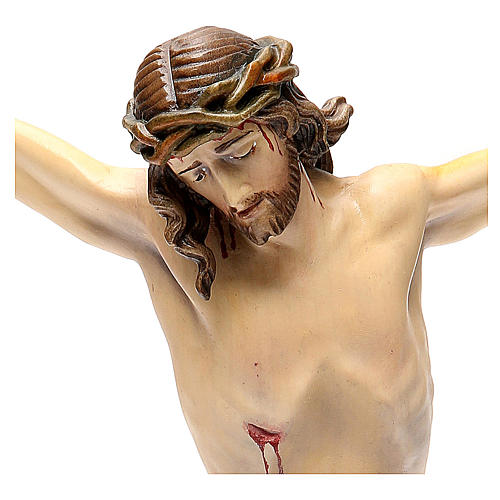 Cuerpo de Cristo modelo Corpus madera coloreada Valgardena 4
