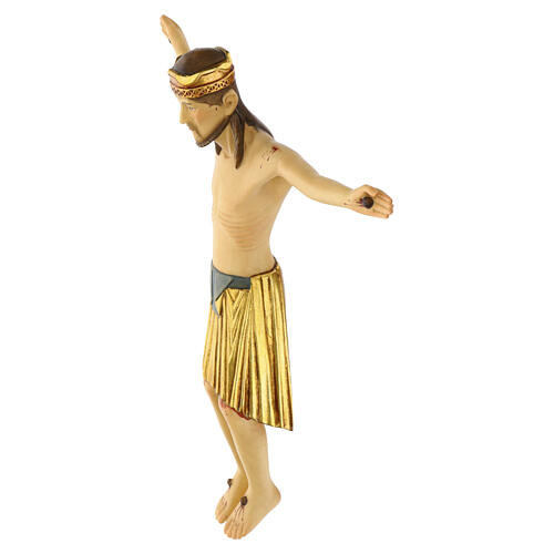 Corps du Christ d'Altenstadt 30 cm bois Val Gardena 4