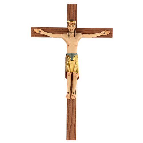 Altenstadt crucifix 52cm in Valgardena wood 1