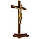 Altenstadt Kruzifix mit Basis 52cm, Grödnertal Holz s4