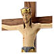 Crucifijo Altenstadt 52 cm. con base madera coloreada Valgardena s2