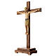 Crucifijo Altenstadt 52 cm. con base madera coloreada Valgardena s3