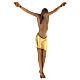 Stylised body of Christ in coloured Valgardena wood s5