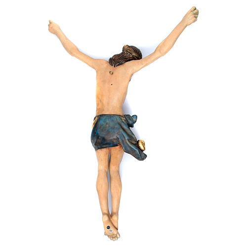 Body of Christ in Valgardena wood, antique gold corpus  model 3