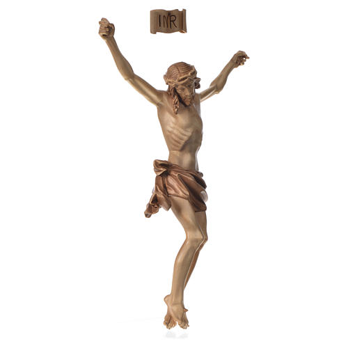 Body of Christ in Valgardena wood, multi-patinated model 2