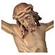 Body of Christ in Valgardena wood, multi-patinated model s3