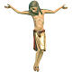 Corpo di Cristo 47 cm romanico legno Valgardena Antico Gold s1
