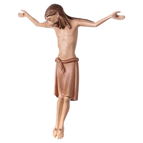 Ciało Chrystusa styl romański drewno Valgardena patynowany 3