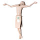 Body of Christ in Romanesque style, Valgardena wood, natural wax s4