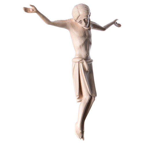 Corpo di Cristo romanico 17 cm legno Valgardena naturale cer. 3