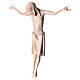 Body of Christ in Romanesque style, Valgardena wood, natural wax s2