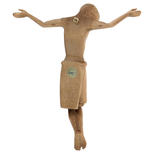 Body of Christ in Romanesque style, Valgardena wood, patinated 5