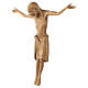 Body of Christ in Romanesque style, Valgardena wood, patinated s3