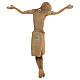 Body of Christ in Romanesque style, Valgardena wood, patinated s5