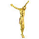 Corpo di Cristo stilizzato legno Valgardena Gold s3