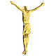 Corpo di Cristo stilizzato legno Valgardena Gold s6