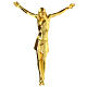 Body of Christ, stylised in Valgardena wood, gold s1