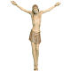 Body of Christ, stylised in Valgardena wood, multiple patinas s1