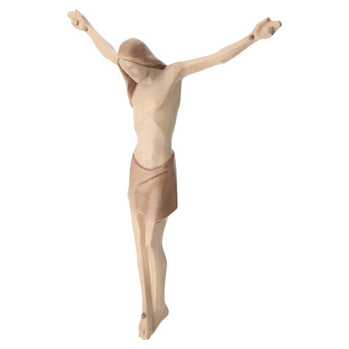 Corpo di Cristo stilizzato legno Valgardena multipatinato 3