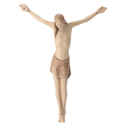 Corpo de Cristo estilizado madeira Val Gardena pátina múltipla 1